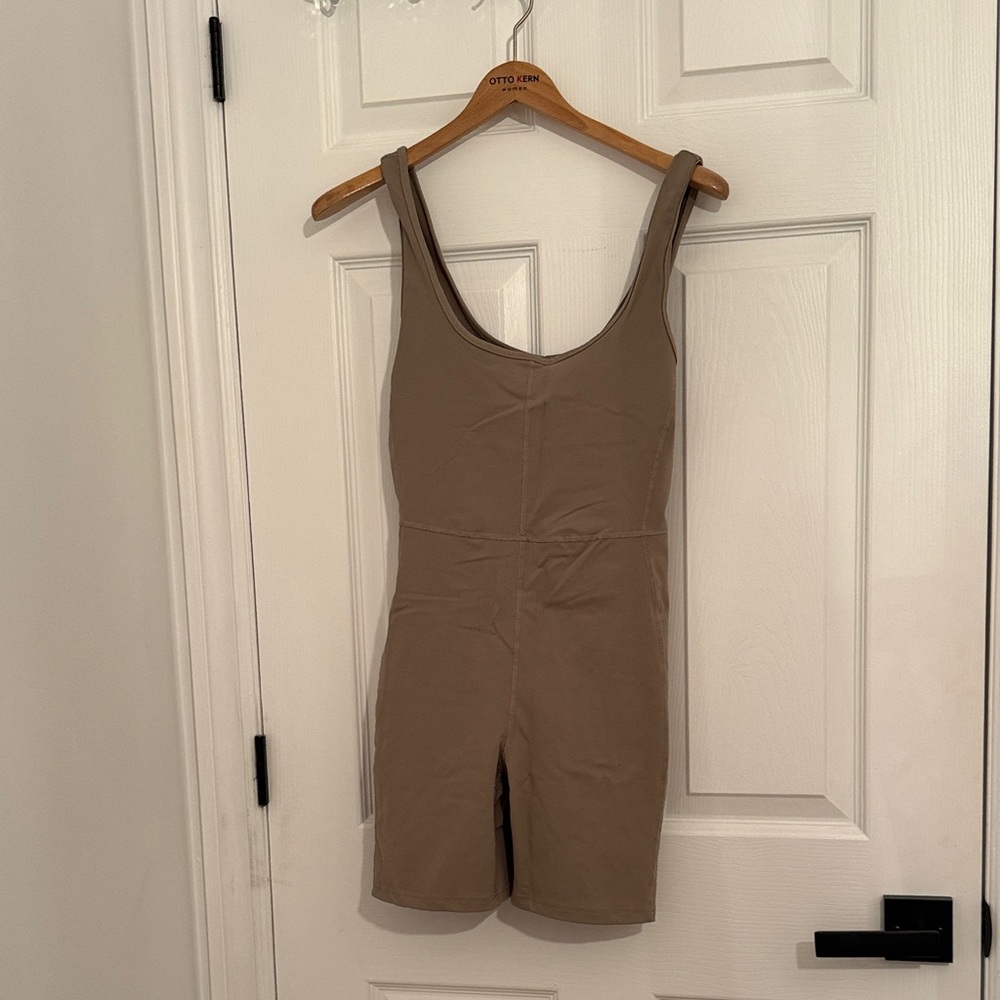 Dynamite Taupe Sleeveless Bodysuit